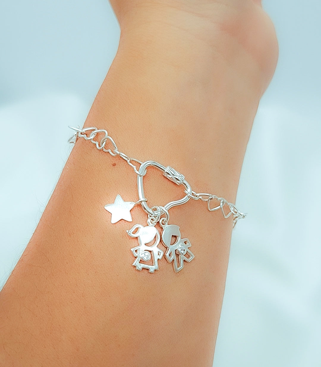 Pulsera Corazones de Plata 925 | Amor Infinito