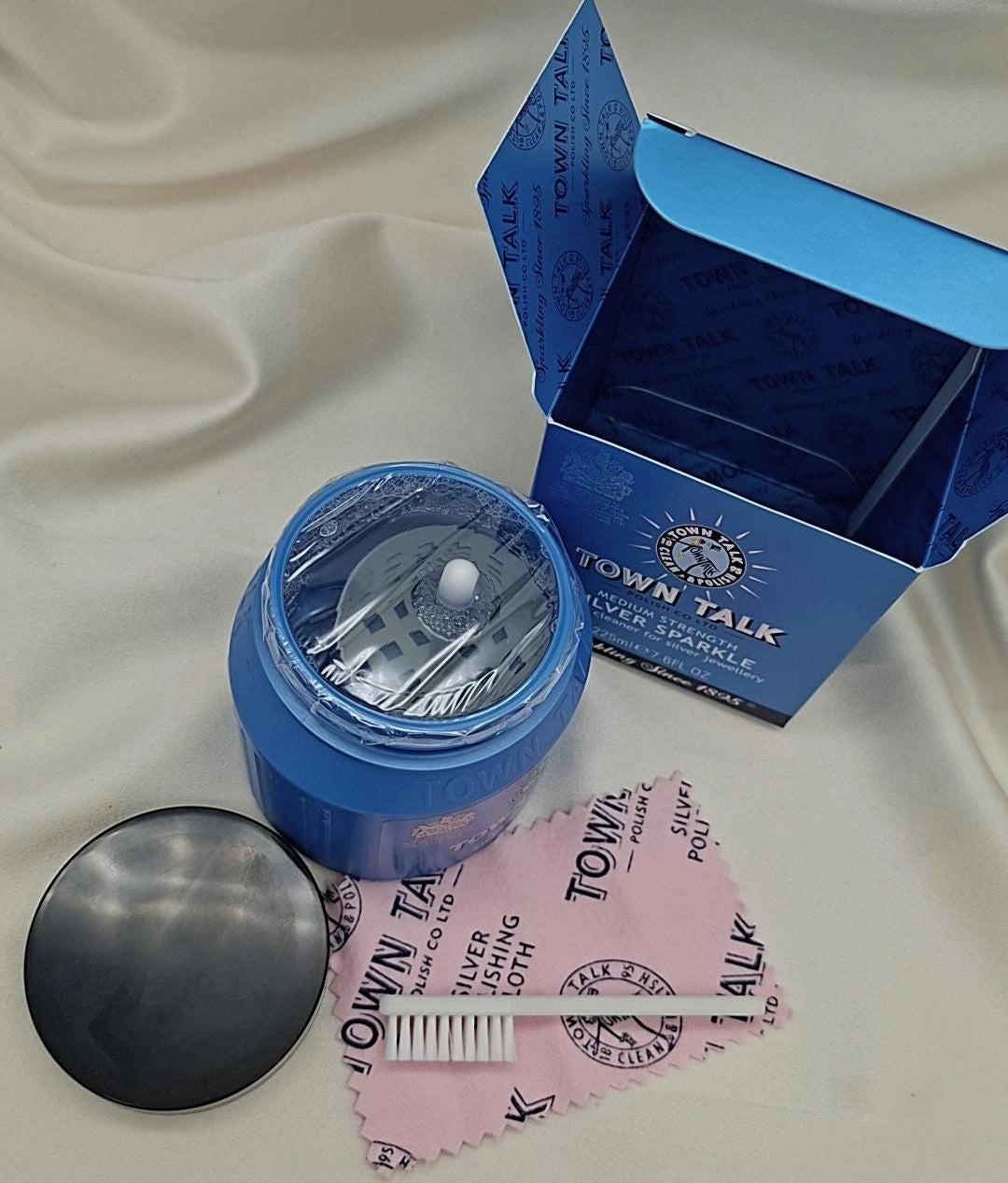 Limpiador de Plata Town Talk + Paño Pulidor