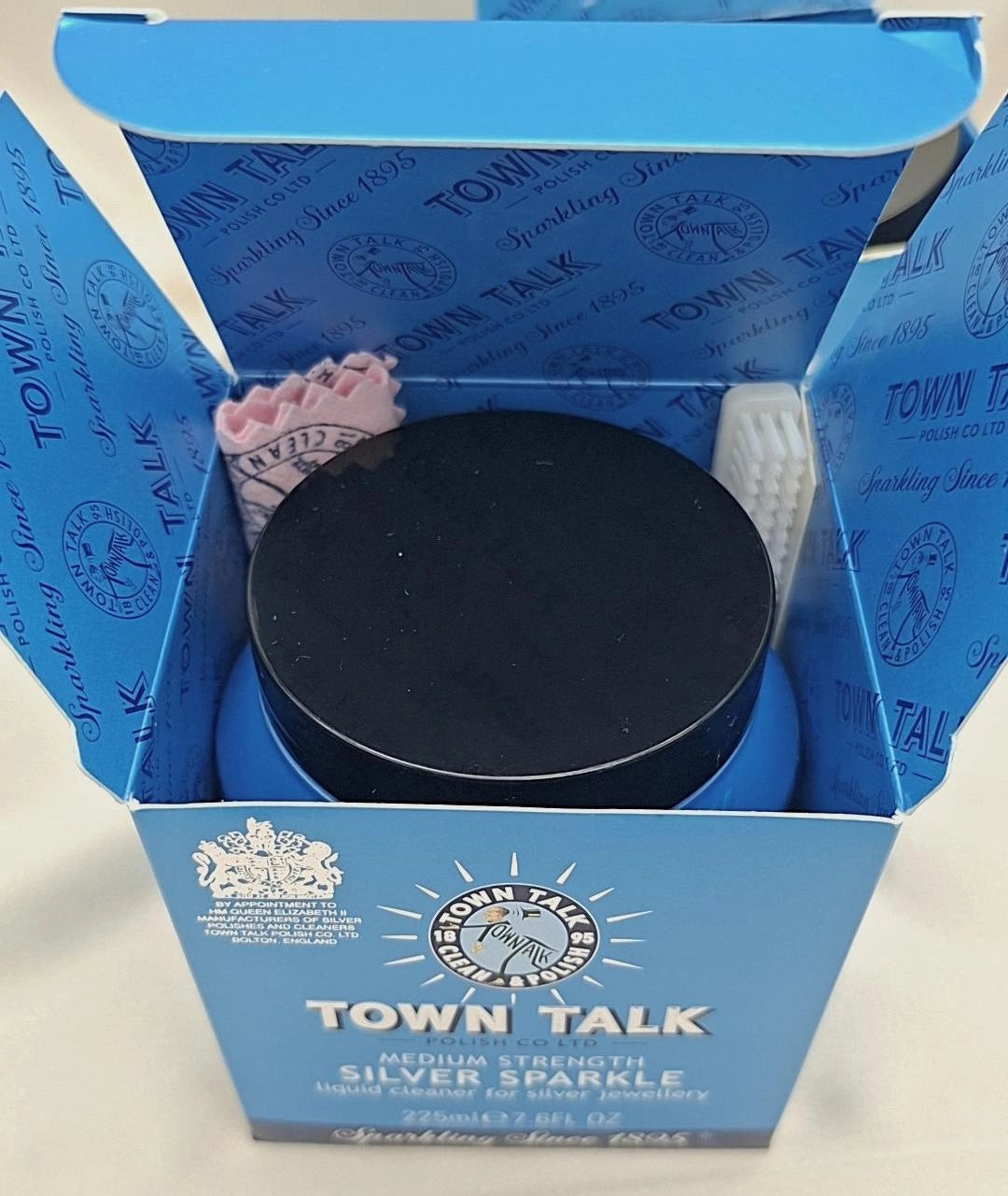 Limpiador de Plata Town Talk + Paño Pulidor