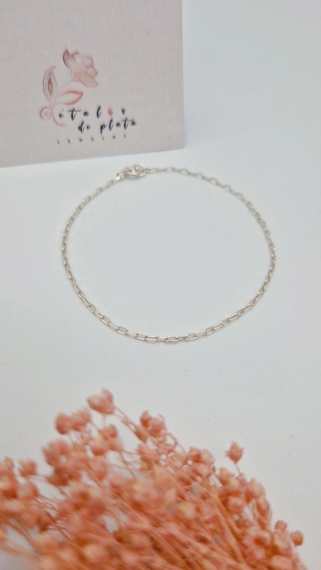 Pulsera “Luz Serena” – Cadena de Plata de Ley 925