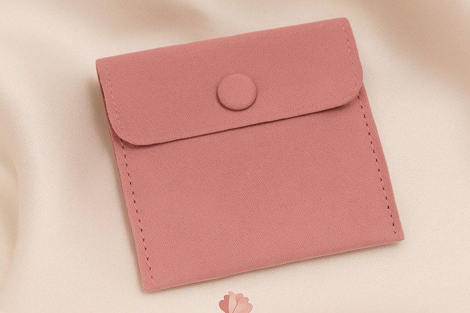 Estuche de Terciopelo para Joyas – Nude & Rosa