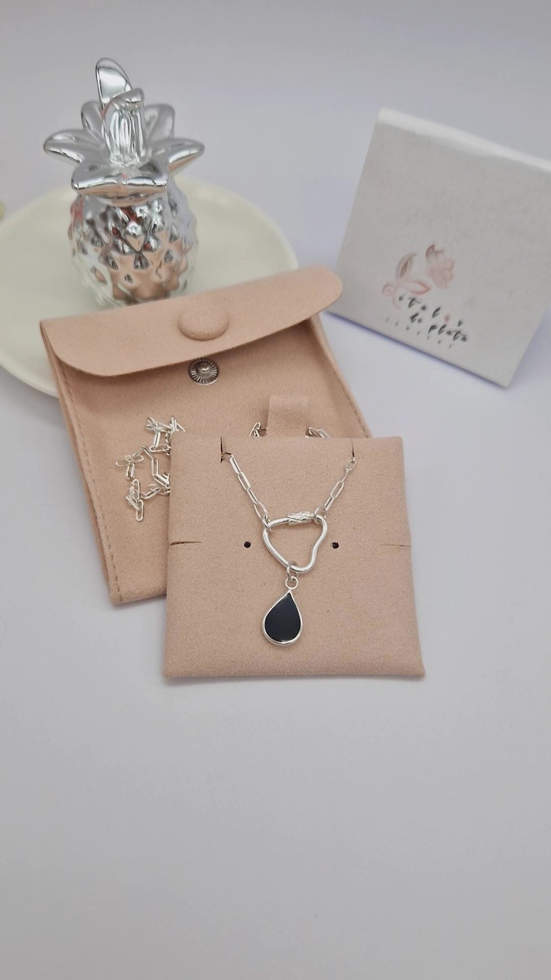 Collar Gota Corazón