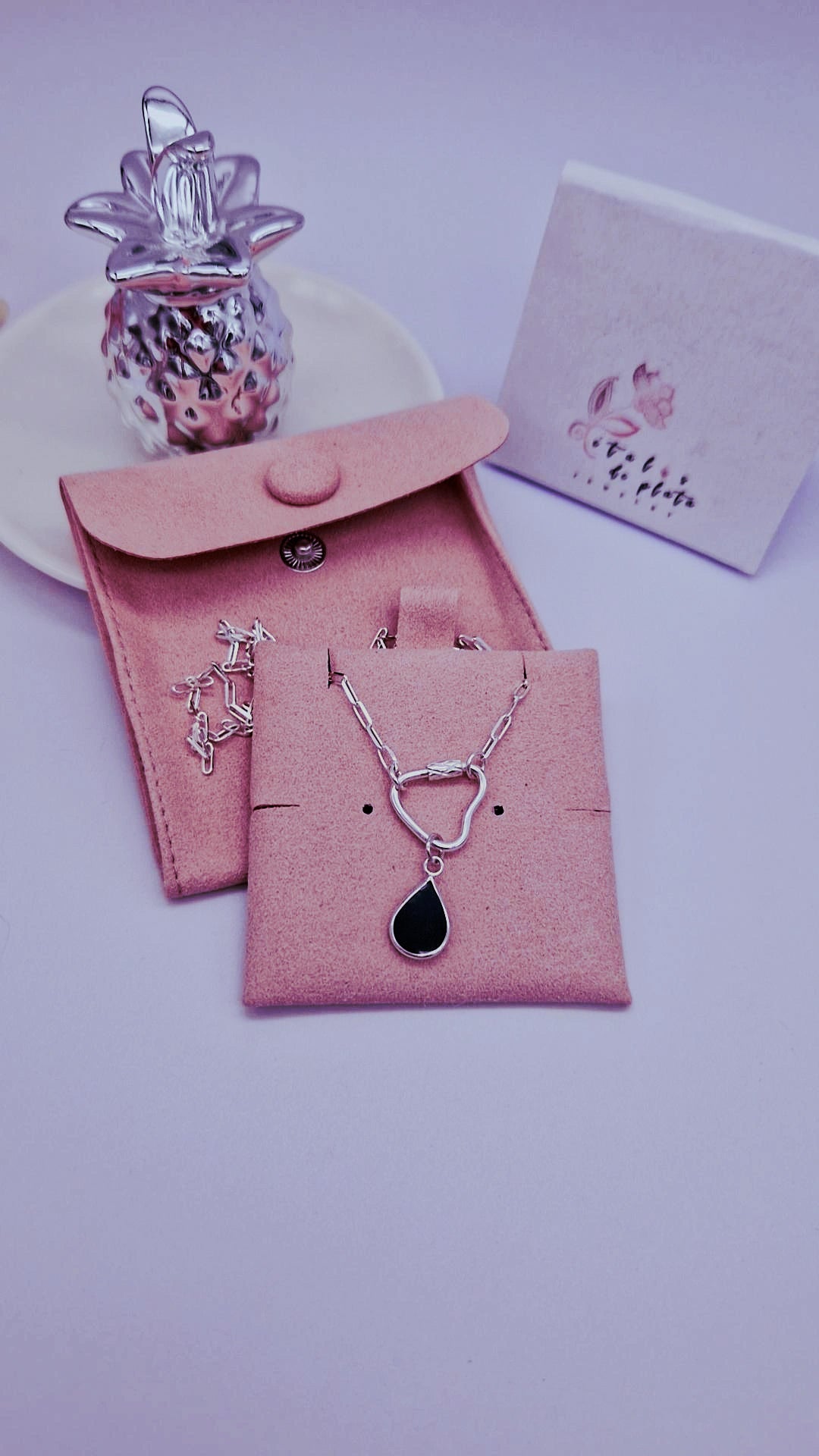 Collar Gota Corazón